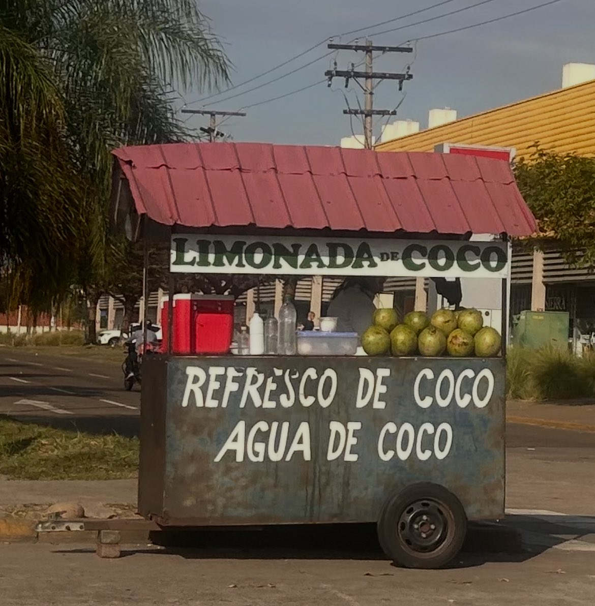 O sea, ¿cómo? ¿Limonada de coco?