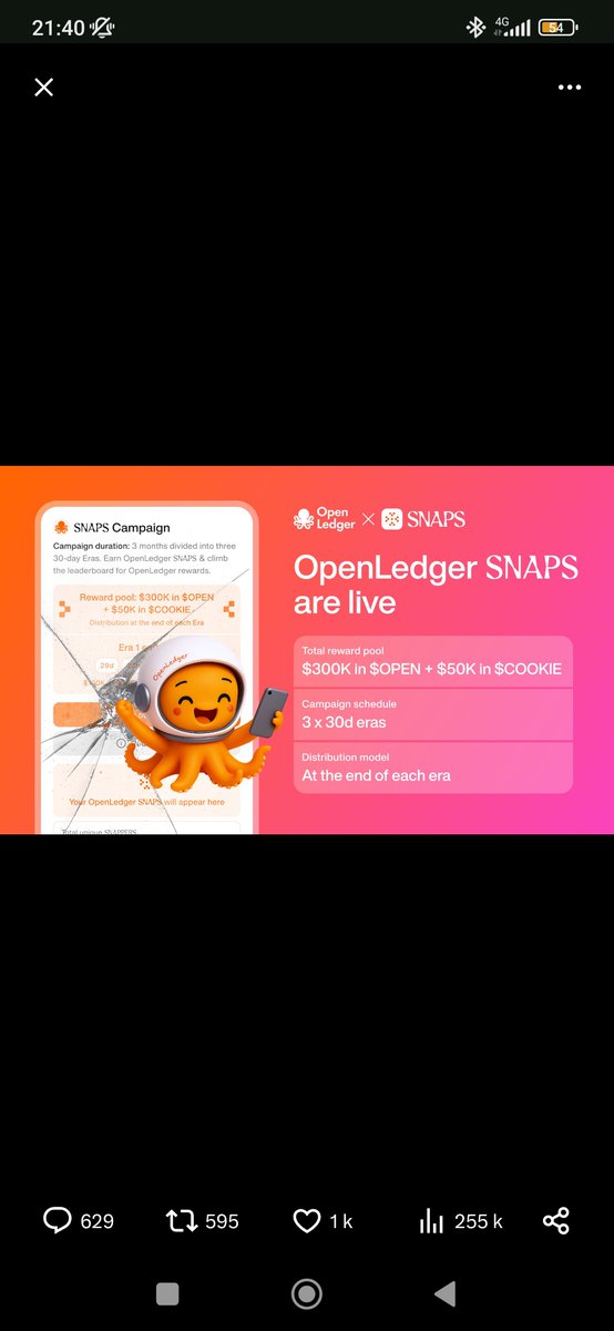King Ø,G) Hasbiland (@omar35502483) on Twitter photo 6 days left on the
<a href="/OpenledgerHQ/">Openledger</a>
campaign
Keep YAPPING, keep SNAPPING
$OPEN is set to be the biggest decentralized AI infra play of 2025 6 days left on the
<a href="/OpenledgerHQ/">Openledger</a>
campaign
Keep YAPPING, keep SNAPPING
$OPEN is set to be the biggest decentralized AI infra play of 2025