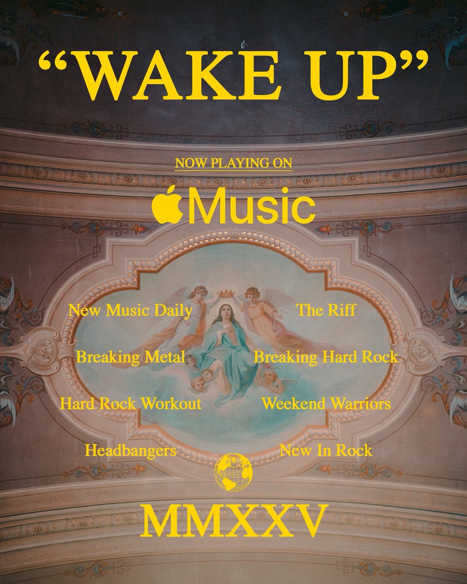 Check out our new single “Wake Up” on these <a href="/AppleMusic/">Apple Music</a> playlists!