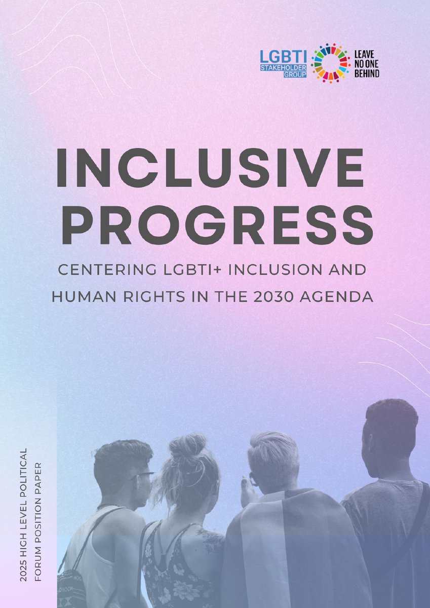 📢 It’s the first day of #HLPF25!

This year’s review focuses on:

🟢SDG 3- Health
🔴SDG 5- Gender Equality
🟤SDG 8- Decent Work
🔵SDG 14- Life Below Water
⚪️SDG 17-Partnerships

Explore the <a href="/lgbtisg/">LGBTI Stakeholder Group</a> position paper with our key recommendations ⤵️

lgbtistakeholdergroup.com/publications/h…
