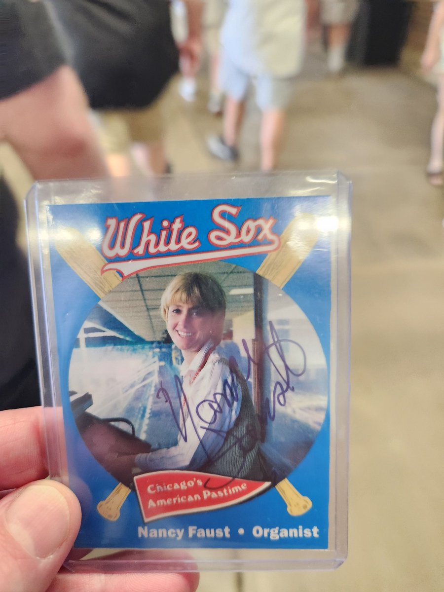 myermania's tweet image. @played41 I had the nice guy in the booth ask you to sign this so I didn't bother you, but thank you so much Nancy! It was great to see you on the keys again!