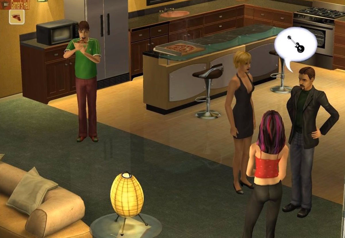 SimneySpears's tweet image. There&apos;s just something oddly comforting about The Sims 2 beta at night
