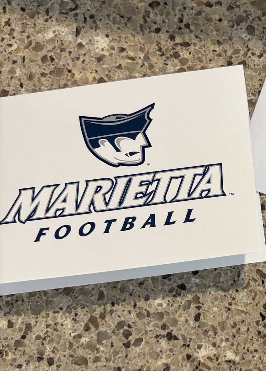 Collinisaac6's tweet image. Thank you for letter @CoachBraham_ !!
Excited for what the future brings with Marietta football!
@TippFB @MariettaFB @_JaredDTucker @athleticproving