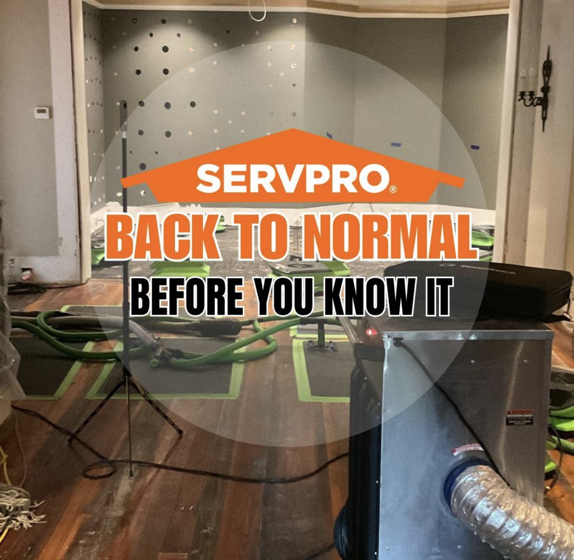 We'll get you back to normal ASAP! #ServproIrvine