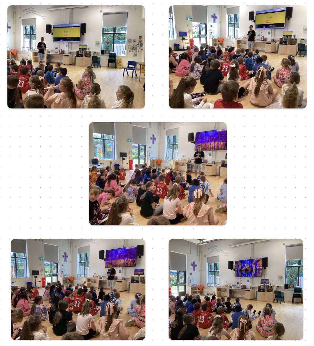 Oak Class took part in the recent dress up for Aspirations Day. They really enjoyed listening to Andrew Curphey’s journey through his exciting career in performance and had lots of questions for him. #HBOak #HBPSHE #Aspirations #hardworkpaysoff
