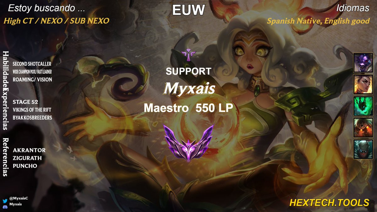 Buenas despues de esta ultima semana de entreno con <a href="/Stage52_/">Stage 52</a>  me he puesto LFT, tengo muchas ganas de aprender lo que me queda y ver mas mejoras, sigo con ganas de comerme todo.

Tengo vods, cualquier info md ❤

Se agradecen RT y ❤