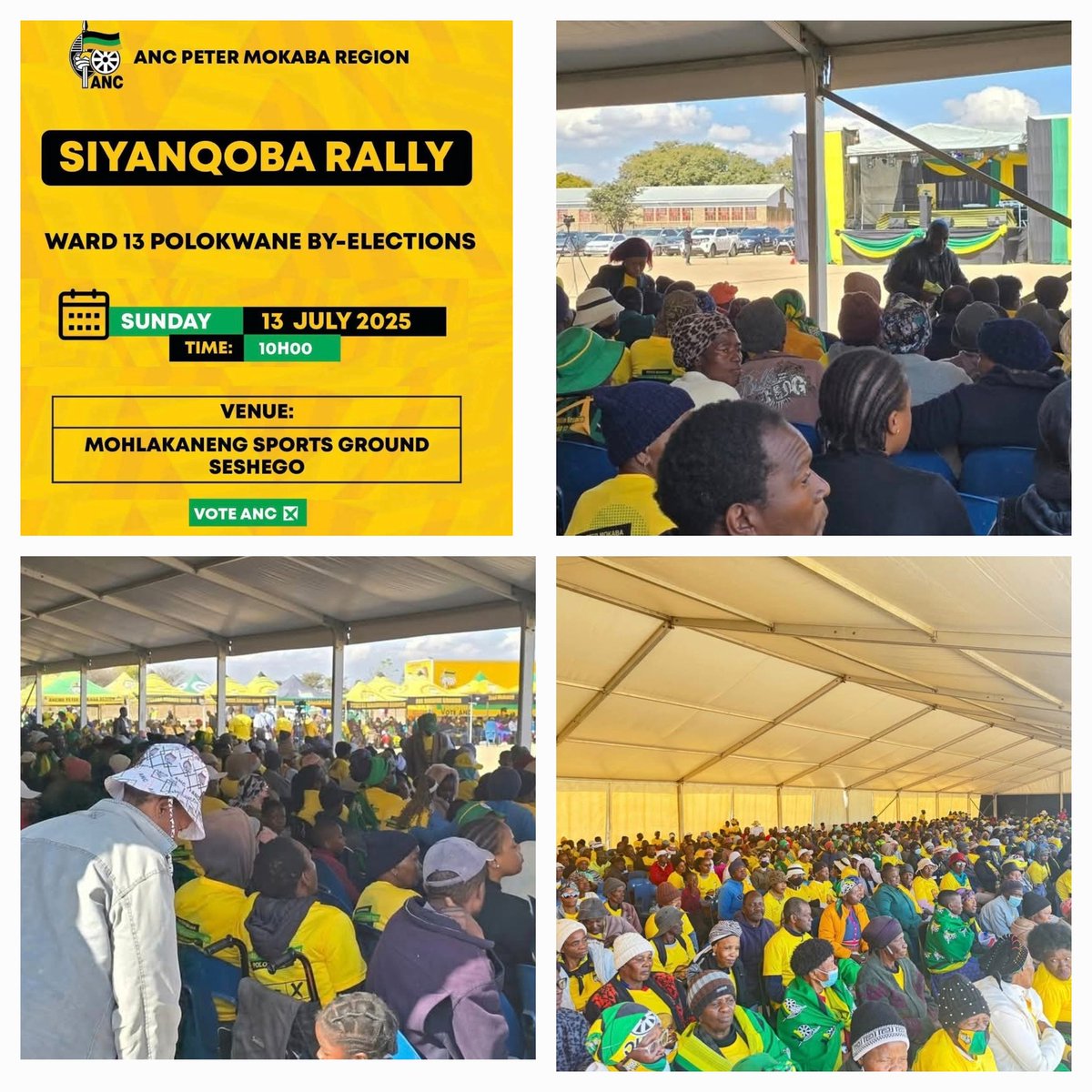 Polokwane Ward 13,Victory is certain  🖤💚💛
