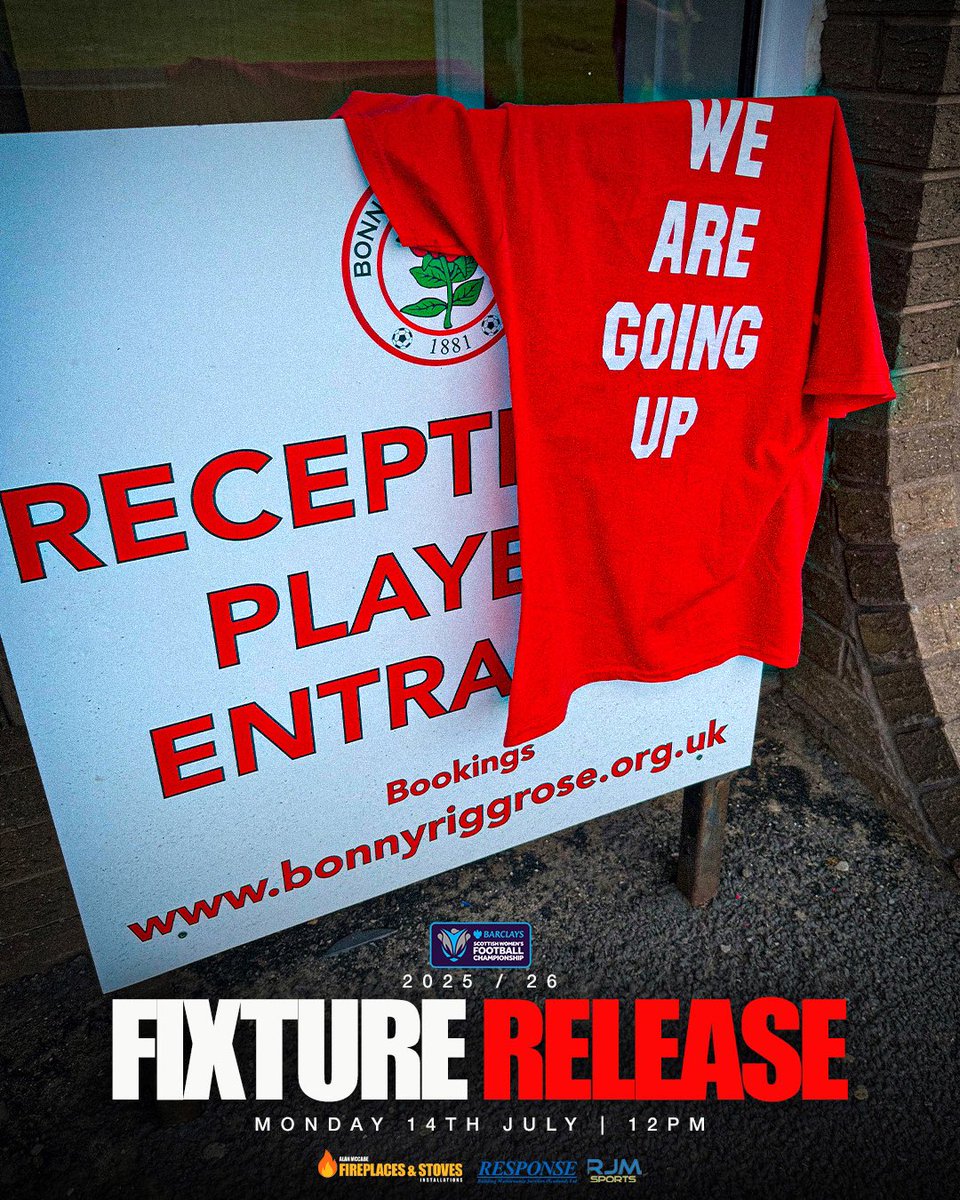 Bonnyrigg Rose Ladies (@bonnyriggladies) on Twitter photo ๐ ๐ฉ๐๐๐พ๐ป๐พ๐ธ๐ถ๐๐พ๐๐๐ ๐๐!
The 2025/26 <a href="/SWFChampionship/">Barclays Scottish Women's Championship</a> fixtures drop tomorrow at midday ๐ ๐ ๐ฉ๐๐๐พ๐ป๐พ๐ธ๐ถ๐๐พ๐๐๐ ๐๐!
The 2025/26 <a href="/SWFChampionship/">Barclays Scottish Women's Championship</a> fixtures drop tomorrow at midday ๐