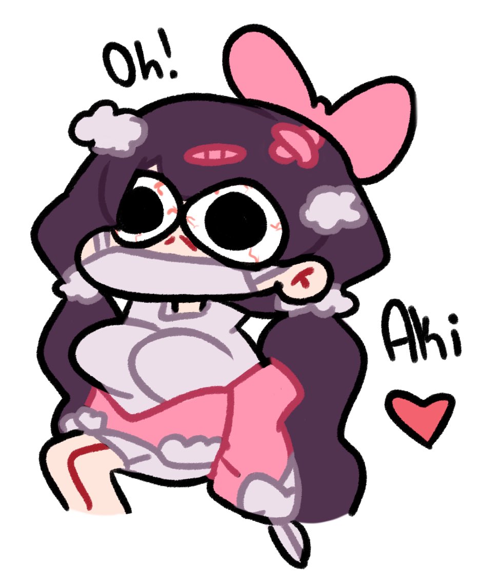 shiki showed me this and said she drew her interpretation of me at offkai and it’s the best thing ever