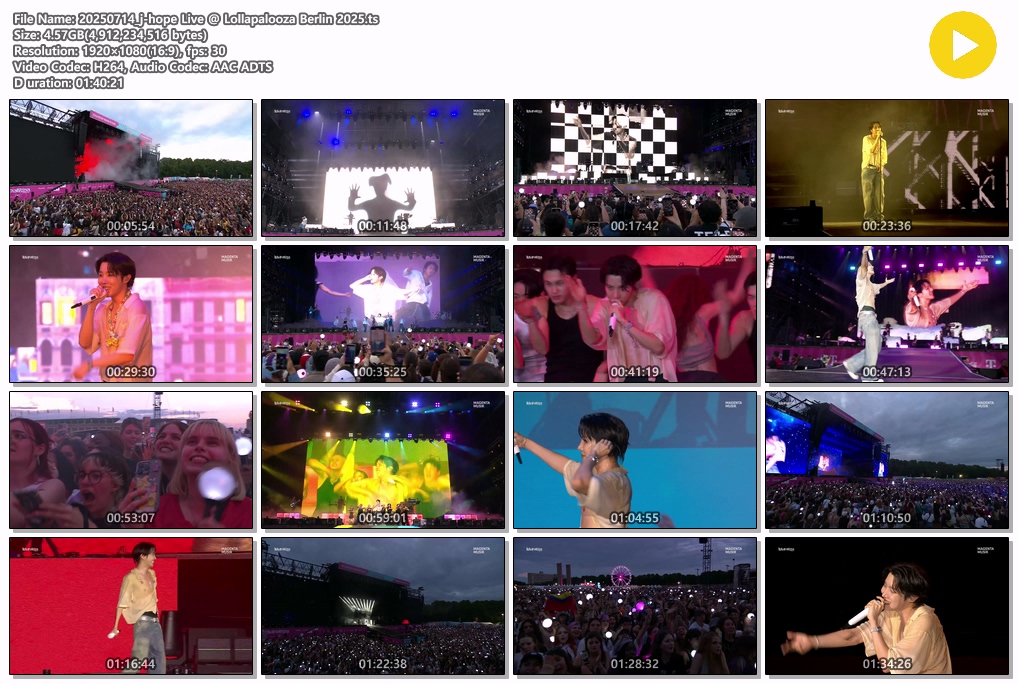 20250714 제이홉 롤라팔루자 추출.TS
naver.me/xpBDMQDc

유효기간 7일