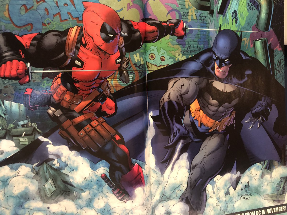 thecomicroom's tweet image. If you’re excited for Batman and DeadPool by @GregCapullo, let’s hear it! I know I am. #comics #Batman #Deadpool