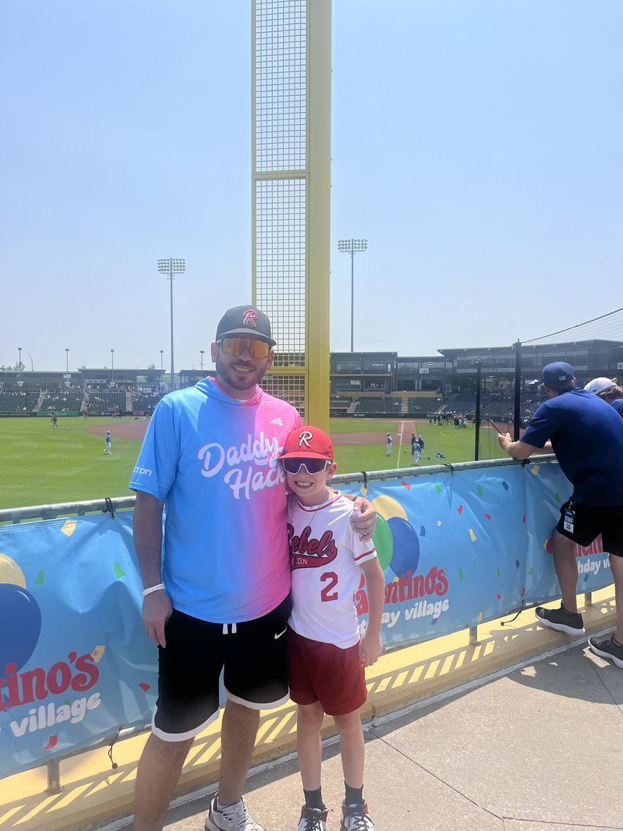 Beautiful day for some <a href="/oaxstormchasers/">Omahastormchasers</a> baseball! ❤️ ⚾️ #BiggerThanBaseball #Rebels