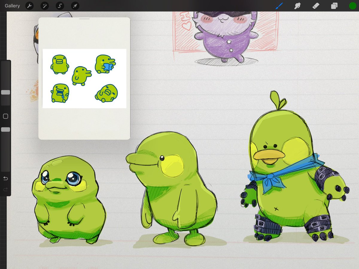 Friend of mine wanted to see if I could make Kuchipatchi as a #Digimon, she liked the middle one the most. #Tamagotchi