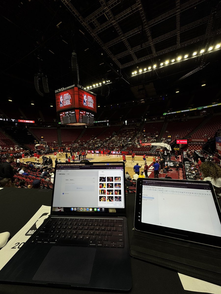CFBAlecElijah's tweet image. Here live for some NBA Summer League basketball in Las Vegas 🏀