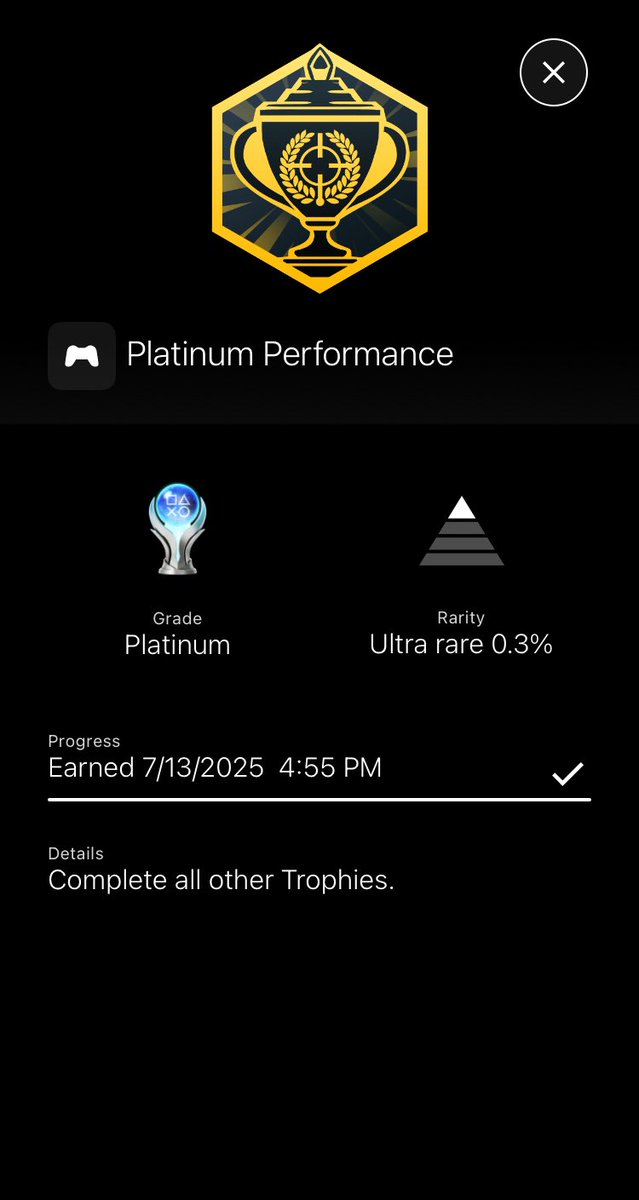 Platinum Trophy  394🏆

Tom Clancy’s Rainbow Six Extraction

difficulty: 2/10
Number of platinum hours: 108 hours

If you have friends you will get platinum within 20 hours