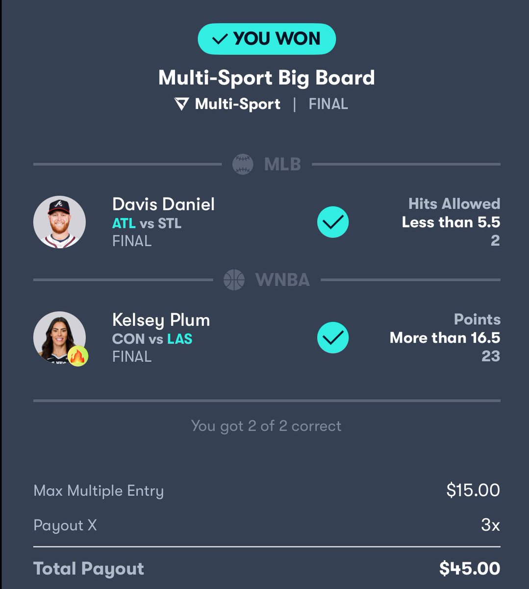 GhostEVplays's tweet photo. +200 Vivid Picks Cash 💵
#vivid #vividpicks #sports #wnba #mlb https://t.co/ZaReX7jFSl