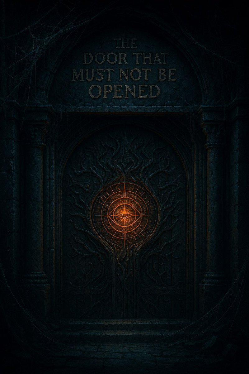 NFT_CREATOR2025's tweet photo. 🚪 The door has no lock.
Only red runes — glowing, watching.
For centuries, no one dared approach…
Until he did.
The Door That Must Not Be Opened
1/1 NFT – Own the image that should’ve never existed.
🔗 Buy now – 2 ETH
#NFTdrop #1of1 #DarkFantasy #CryptoArt #ForbiddenLore https://t.co/lqiOy1HHom