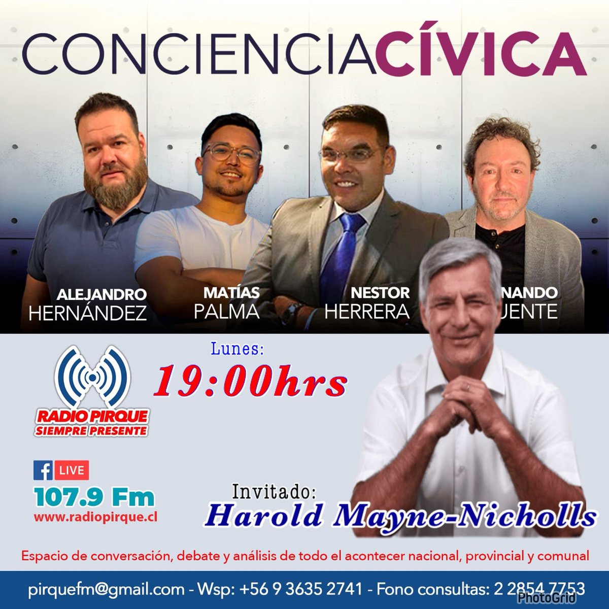 fernandopuente1's tweet photo. Mañana en @radio_de_pirque 107.9 y sus plataformas en IG , FB y https://t.co/ZD0UB0KzGH https://t.co/hwFfQ2AazH
