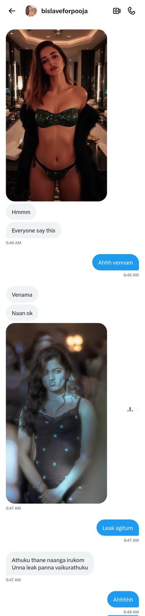 Mastram (@mastram978) on Twitter photo Both Hottie <a href="/BiforSaipallavi/">Sai Pallavi ❤️</a> & <a href="/jon468903/">bislaveforpooja</a> started to Dominate Me in chat.
Ahhhh I can't resist for them . Uff enna ma rendu perum mood ethuranga 🥵 Both Hottie <a href="/BiforSaipallavi/">Sai Pallavi ❤️</a> & <a href="/jon468903/">bislaveforpooja</a> started to Dominate Me in chat.
Ahhhh I can't resist for them . Uff enna ma rendu perum mood ethuranga 🥵