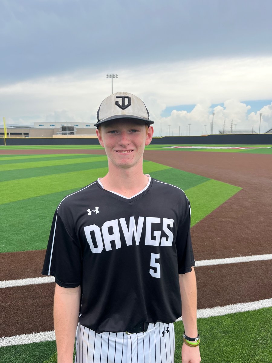 ✭Five Tool Texas✭ (@fivetooltexas) on Twitter photo F: <a href="/just_dawgs/">JustDawgs baseball</a> 2028 3, USA Prime HTX Holiday 1
PoG: <a href="/CalvinVanHorn5/">Calvin Van Horn</a> 4.2 IP, 5 K, 3 H, ER F: <a href="/just_dawgs/">JustDawgs baseball</a> 2028 3, USA Prime HTX Holiday 1
PoG: <a href="/CalvinVanHorn5/">Calvin Van Horn</a> 4.2 IP, 5 K, 3 H, ER