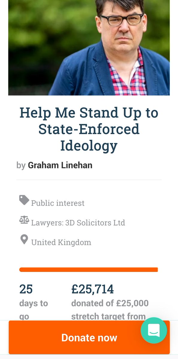 CuteButBor1ng's tweet photo. Mr Graham Linehan @glinner now has access to £5,714 above his stated, "final stretch requirements," to defend against an accusation that he had a tantrum and unnecessarily broke somebody's phone. Donations are still open. #WarChest #GreatPersonalCost #RestingInMyAccount https://t.co/8ZJjuAS5Vg