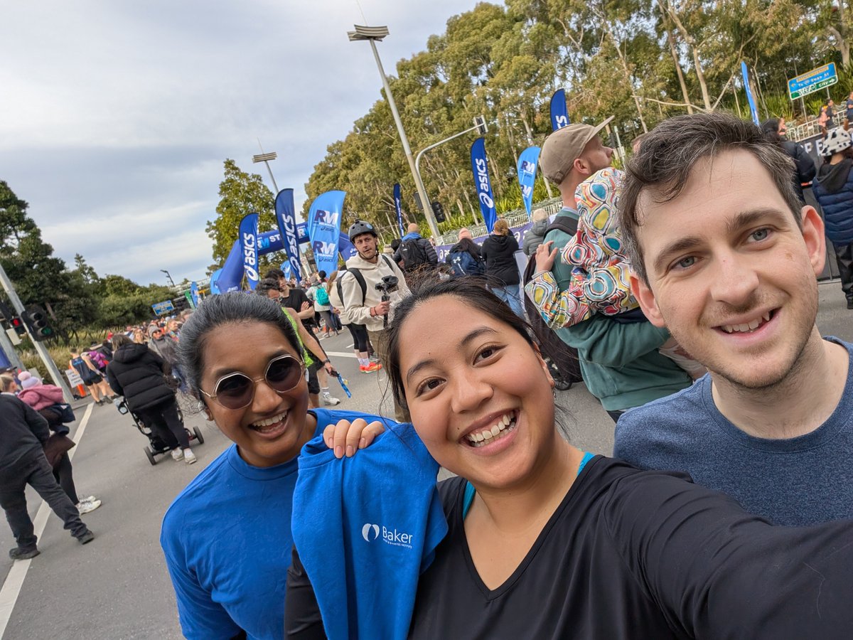 BakerResearchAu's tweet image. A huge thank you ❤️ ❤️ ❤️ to all who braved the cold and took part in Run Melbourne 🏃♀️🏃♂️ yesterday in support of our work to tackle #heartdisease and #diabetes, and to highlight the importance of a #healthylifestyle