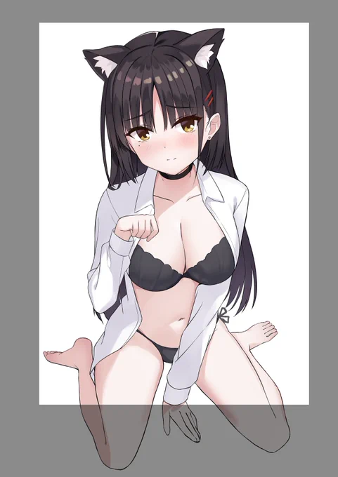 四季ナツメさん猫耳らふ