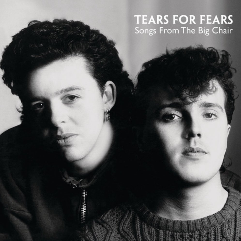 boomtownpodcast's tweet image. 40 years ago today, Songs from the Big Chair (1985) from @tearsforfears was at the top of the Billboard 200 Album chart for the first of five non-consecutive weeks. Giving this classic a listen for #WeekendUnwind. #80s #80smusic #TearsforFears