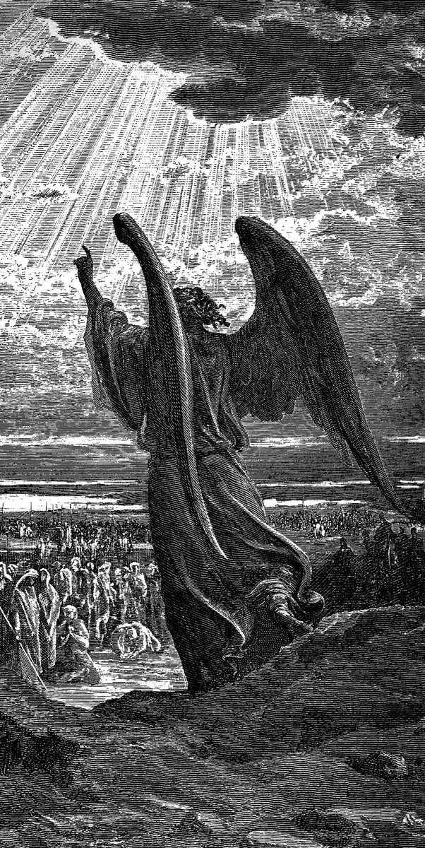 Angels vs Demons by Gustave Doré