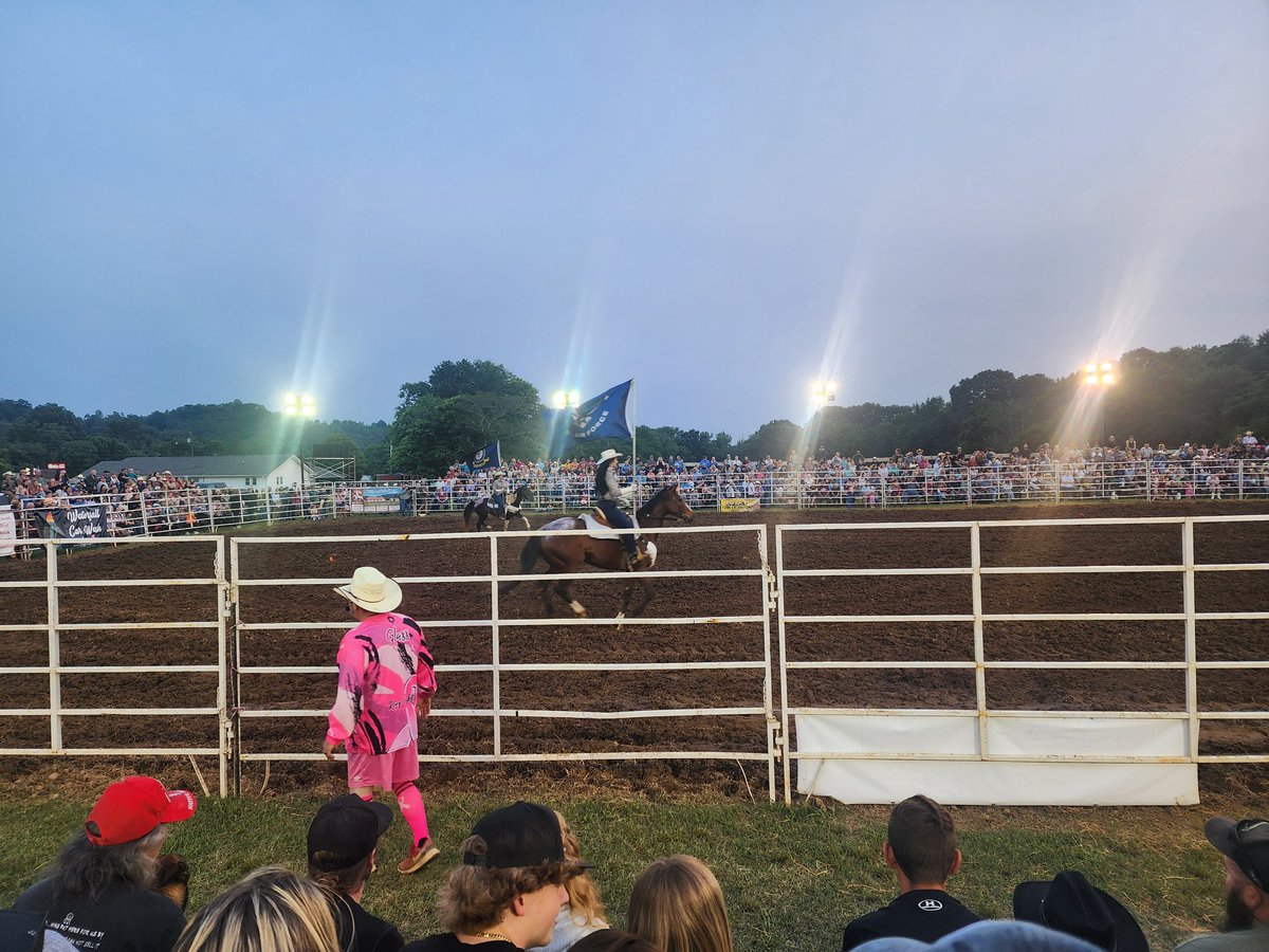 Always a fun night at small town rodeos.