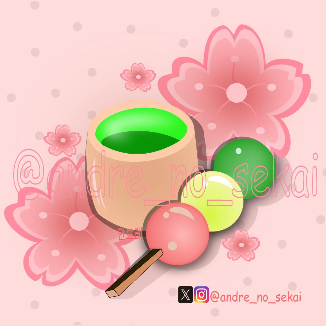 andre_no_sekai's tweet photo. ✨  Tea and  dango ✨🍵🍡😊💖

✨Give me many  💖💖💖
✨RT’s are very very appreciated!!! 
✨Follow me for more 👉👈😊

#illustration  #イラスト #ゆるいイラスト https://t.co/oM12404veF