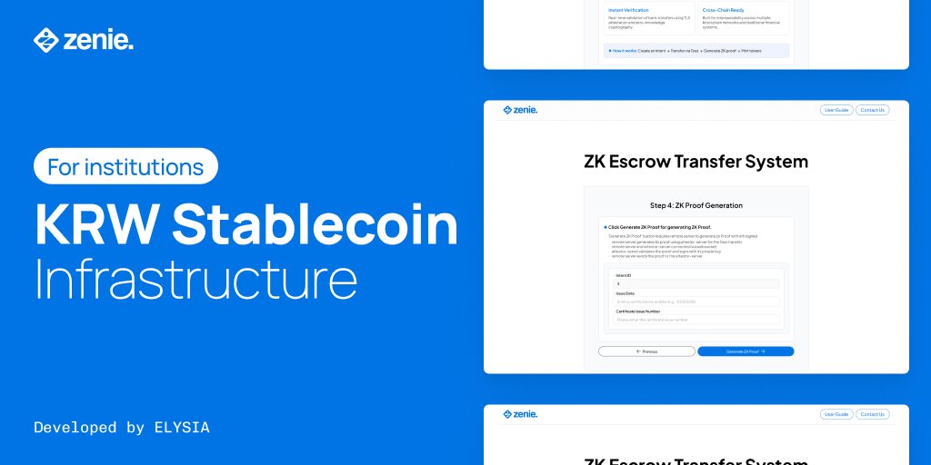 ELYSIA_HQ's tweet photo. [1/3]
ELYSIA has launched a new infrastructure for KRW stablecoin issuance, tailored for financial institutions and Web3 companies.

It enables seamless issuance directly from KRW deposits—no need for complex blockchain development.

🔗 Simulation: https://t.co/ympo2RFHTQ

🧵 Details below 👇