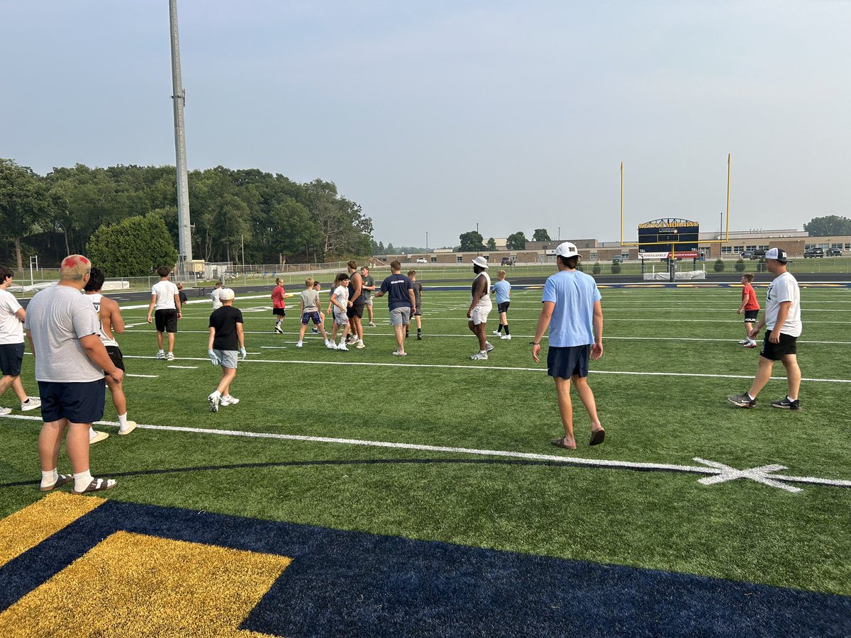 Awesome camp tonight with the 5-6th grade youth teams! #WaterIt
