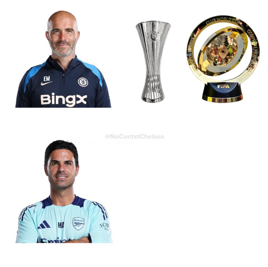 The_RedsIndo's tweet photo. Maresca phase 1 vs Arteta phase 5 https://t.co/saIuBXj67H