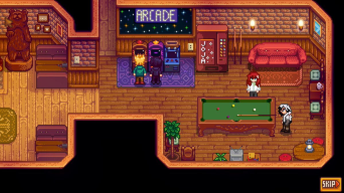 Sukuro_Useless's tweet image. I remember why I didn't finish Boothill: It's basically impossible to make it so his daughter moves in with you after marrying him.
So rather than figuring out what to do instead, I started coding more yaoi events
#Argenthill #Argenti #Boothill #StardewValley
