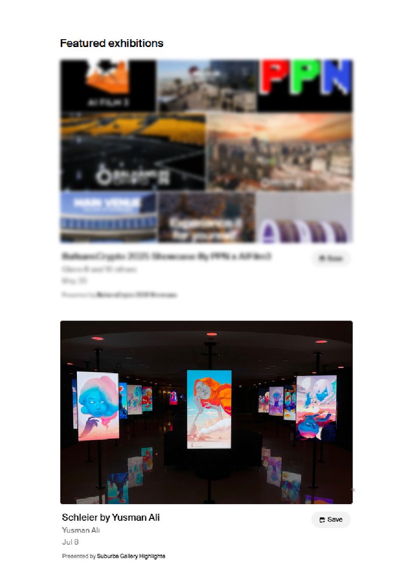 GM✨
Schleier exhibition is now officially featured on <a href="/foundation/">Foundation 🌐</a> 
check it out!