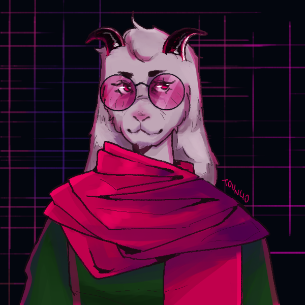 tounlio's tweet photo. go goat boy go #deltarune #ralsei https://t.co/4Zv692Iklz