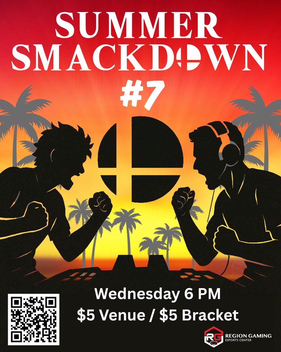RegionGaming22's tweet photo. Summer Smackdown #7 - Wednesday 7/16 - 6PM
Building for a massive pot bonus for the Finale on 8/2 (already up to $350).

Sign up - https://t.co/mpJUlEfdHX https://t.co/4WUHP25YAN