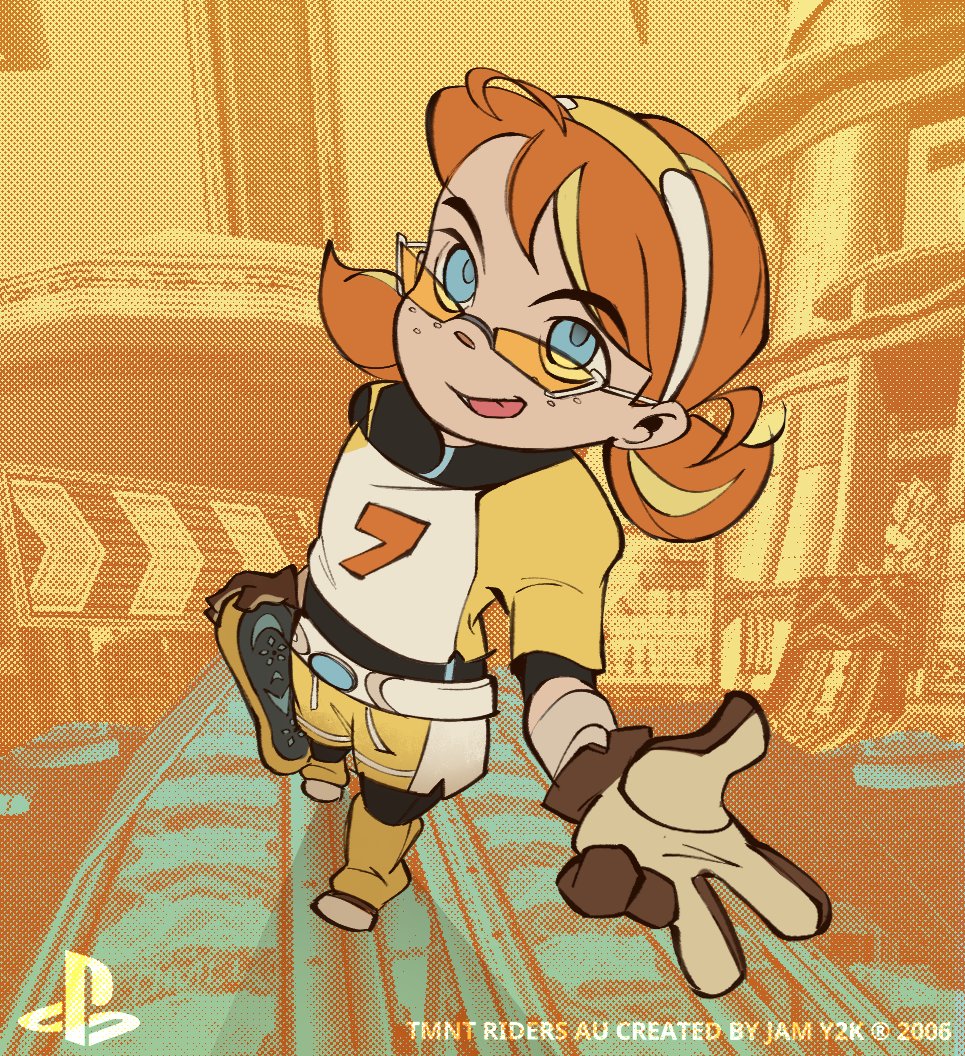 And another version ✨
 #TMNT 2012 ★ #SonicRiders #AprilOneil
