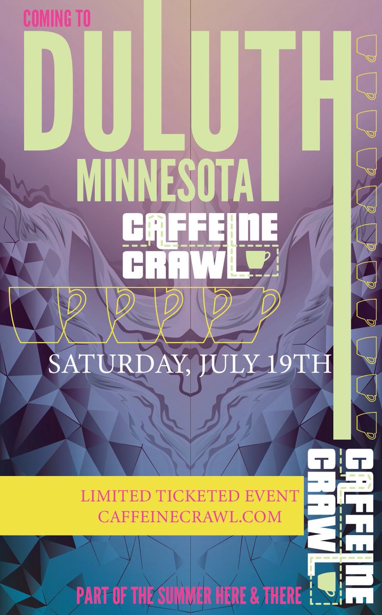 Less than a week away and we are in Duluth for a very exciting Caffeine Crawl. 

caffeinecrawl.com/store/p1631/Du…