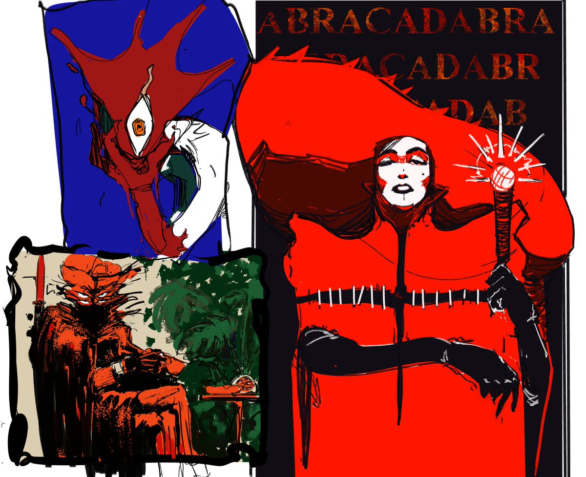 Some sketches and lady goo goo