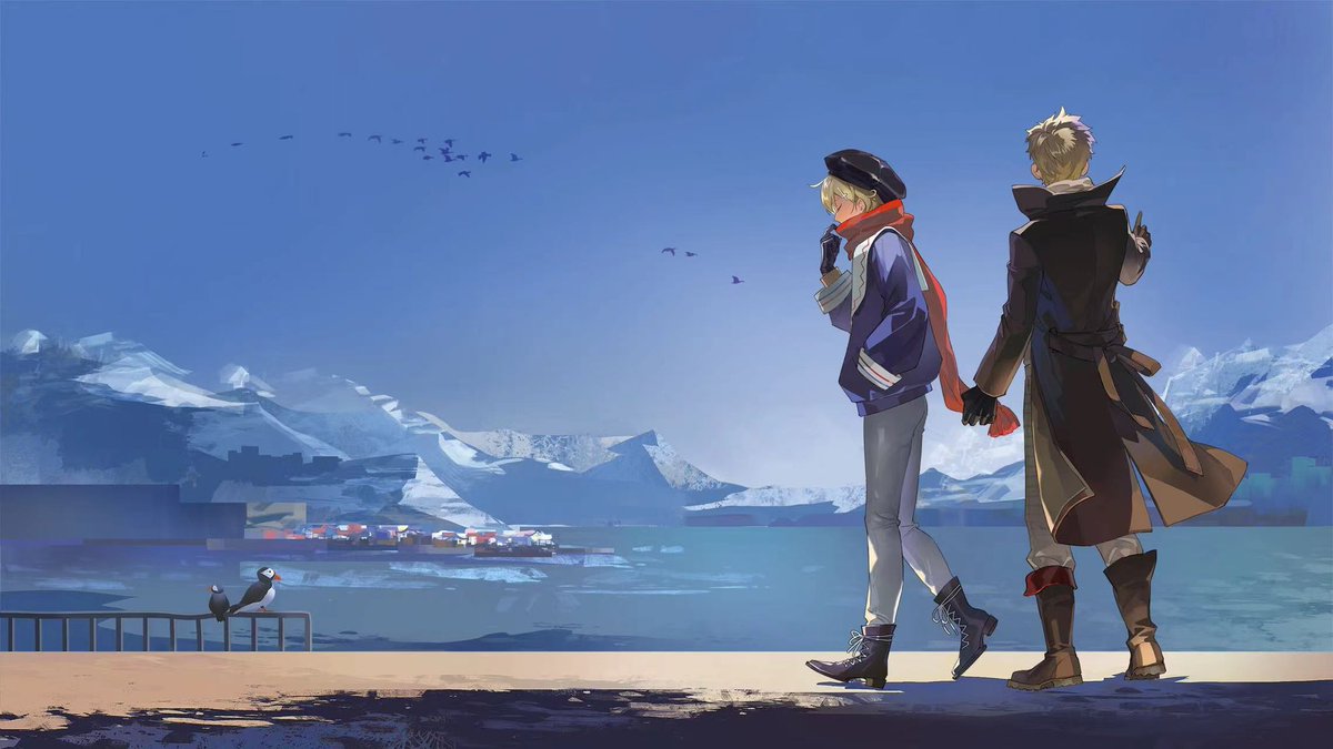 dennor2025's tweet photo. 「2025🇩🇰丁诺🇳🇴24h | Future Awaits」9：00
绘制感谢：VG

#デンノル
#ヘタリア https://t.co/6NVAMtAcWd