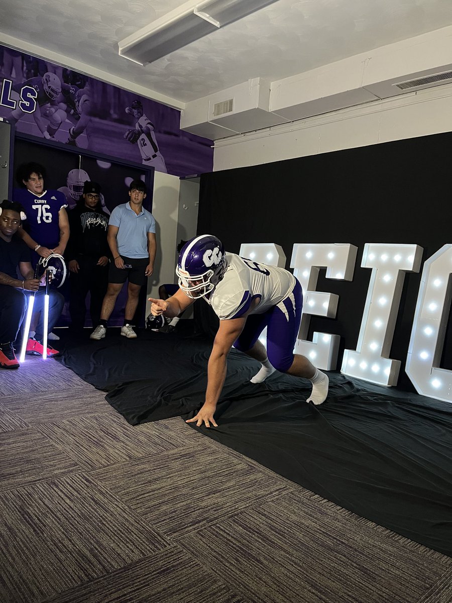 Had a great time visiting curry college today huge that’s to <a href="/Pippin_McKinley/">McKinley Pippin</a> and all the other coaches and players for an amazing day!