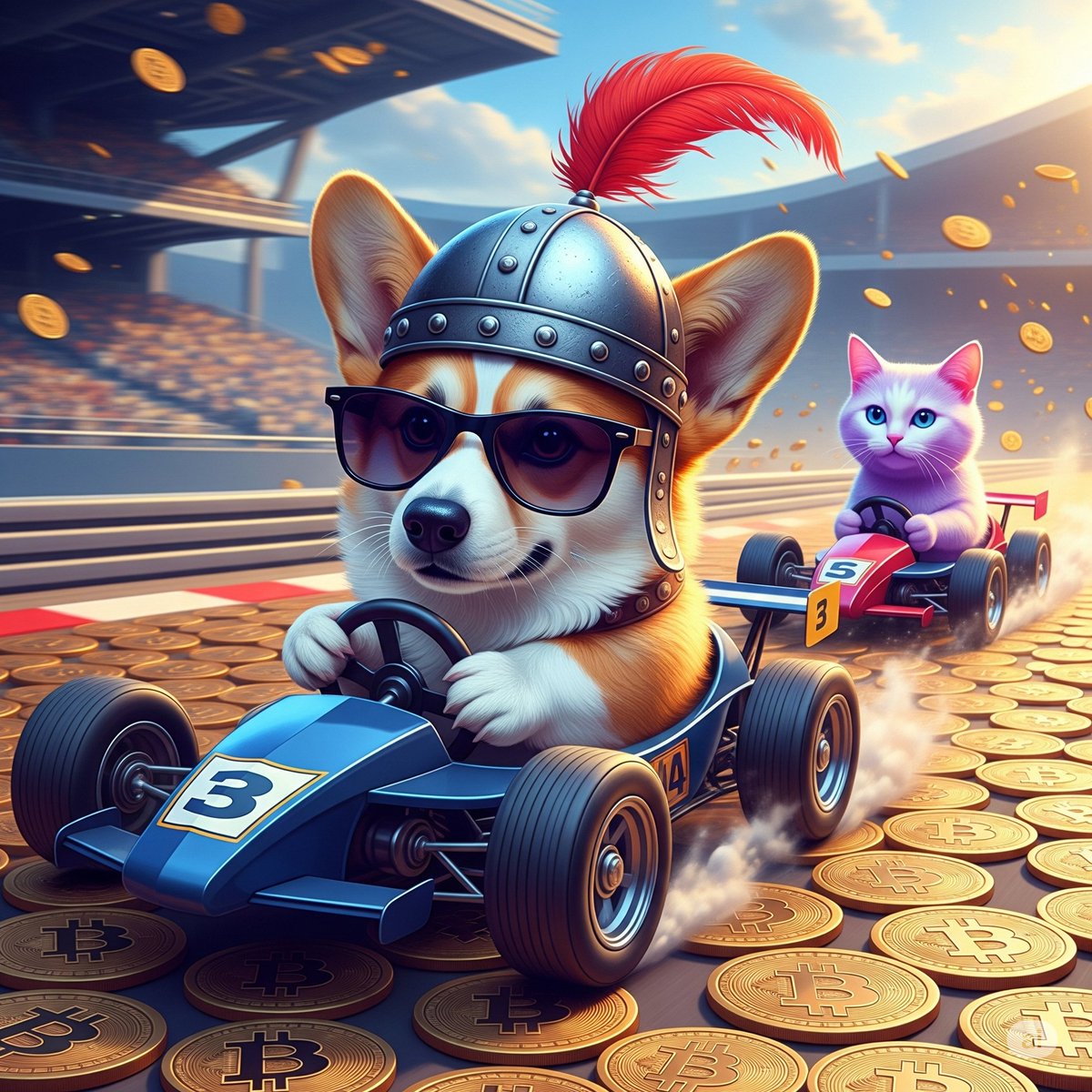 The race is on between $WELSH and $LEO. Hold on to your toe beans.