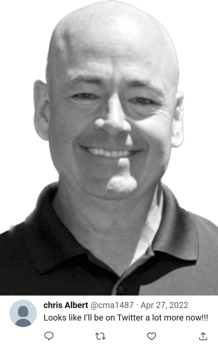 I believe it’s fairly well known at this point, but for those who may not be aware, Chris Albert’s account here is <a href="/cma1487/">chris Albert</a>.