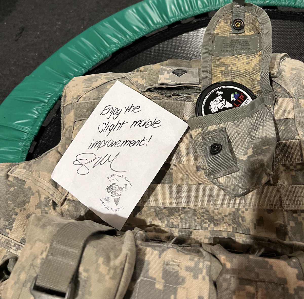 Grenade pouches are just glorified <a href="/stifflipsupps/">Stiff Lip Supplements</a> pockets. I’ll be saving these for the field.