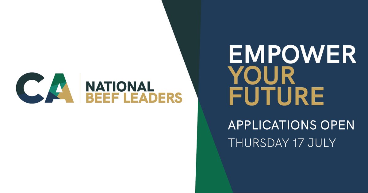 Cattle Australia (@cattleaus) on Twitter photo Get your resumes ready and take your career in the beef industry to the next level … Applications open for CA’s 2025-26 National Beef Leaders program this Thursday!
cattleaustralia.com.au/australian-bee…
<a href="/meatlivestock/">Meat & Livestock Australia</a> <a href="/ausmeatjudging/">Australian ICMJ</a> @nab <a href="/RabobankAU/">Rabobank Australia</a> Get your resumes ready and take your career in the beef industry to the next level … Applications open for CA’s 2025-26 National Beef Leaders program this Thursday!
cattleaustralia.com.au/australian-bee…
<a href="/meatlivestock/">Meat & Livestock Australia</a> <a href="/ausmeatjudging/">Australian ICMJ</a> @nab <a href="/RabobankAU/">Rabobank Australia</a>