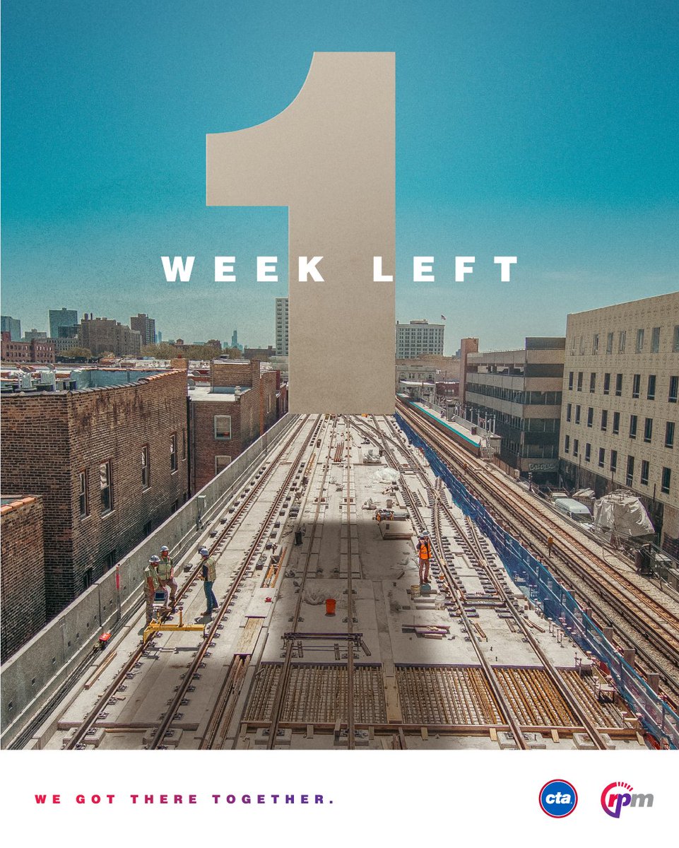 CTARPM's tweet image. Now approaching: your new Lawrence, Argyle, Berwyn and Bryn Mawr Red Line stations. In ONE week, the doors will open at your new stations! #CTARPM #Chicago