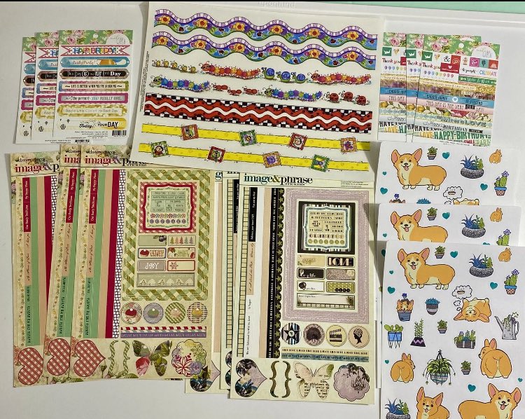 RonnieLewis4's tweet image. #Scrapbook %JunkJournal Succulents Websters Pages Corgis 100+ Stickers New ebay.us/m/b0oFaZ #eBay via @eBay