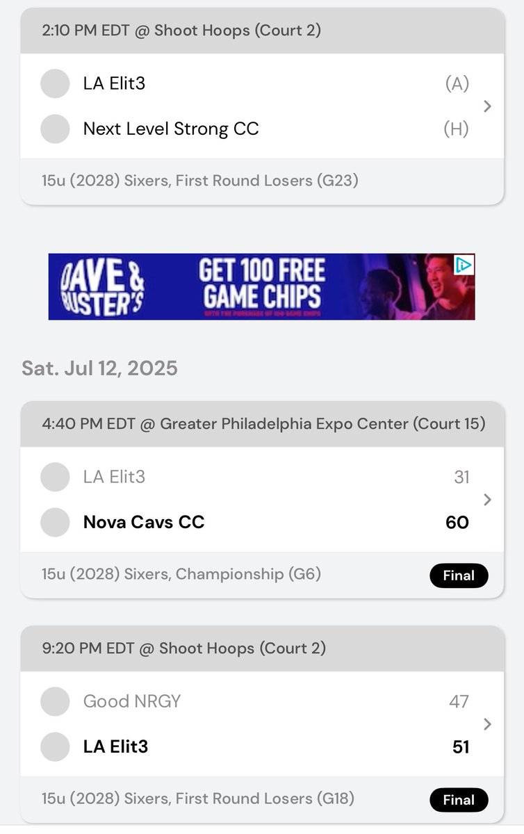 LA ELIT3 (@la_elit3) on Twitter photo 15U Demarco defeats Next Level Strong CC 39-36 to finish 2-1 <a href="/madehoops/">MADE Hoops</a> Summer Live 2 #LAE🏀 15U Demarco defeats Next Level Strong CC 39-36 to finish 2-1 <a href="/madehoops/">MADE Hoops</a> Summer Live 2 #LAE🏀